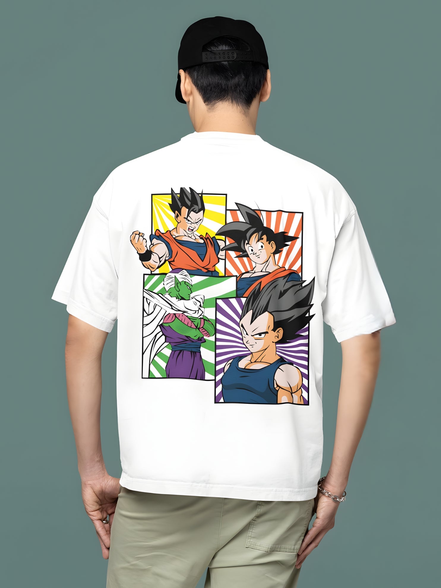 Dragon Ball Z Oversized Graphic T-Shirt – Anime Edition
