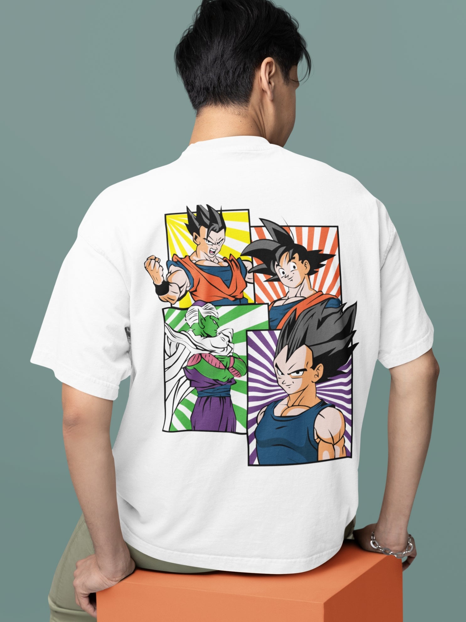 Dragon Ball Z Oversized Graphic T-Shirt – Anime Edition