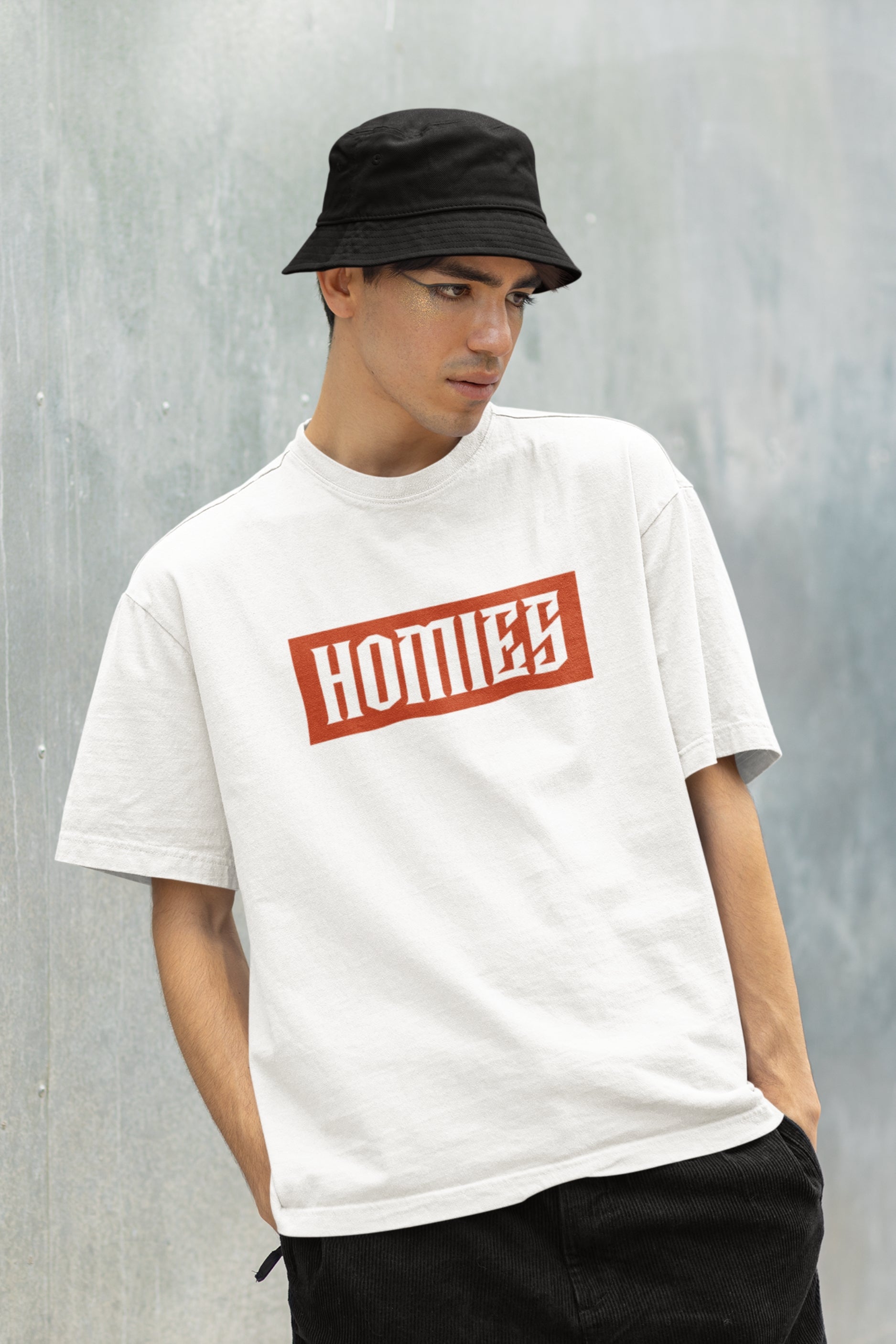 Homies Oversized Graphic T-Shirt – Typography Edition