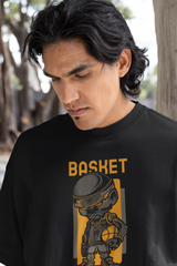 Basketball Graphic Oversized T-Shirt – Sports Edition