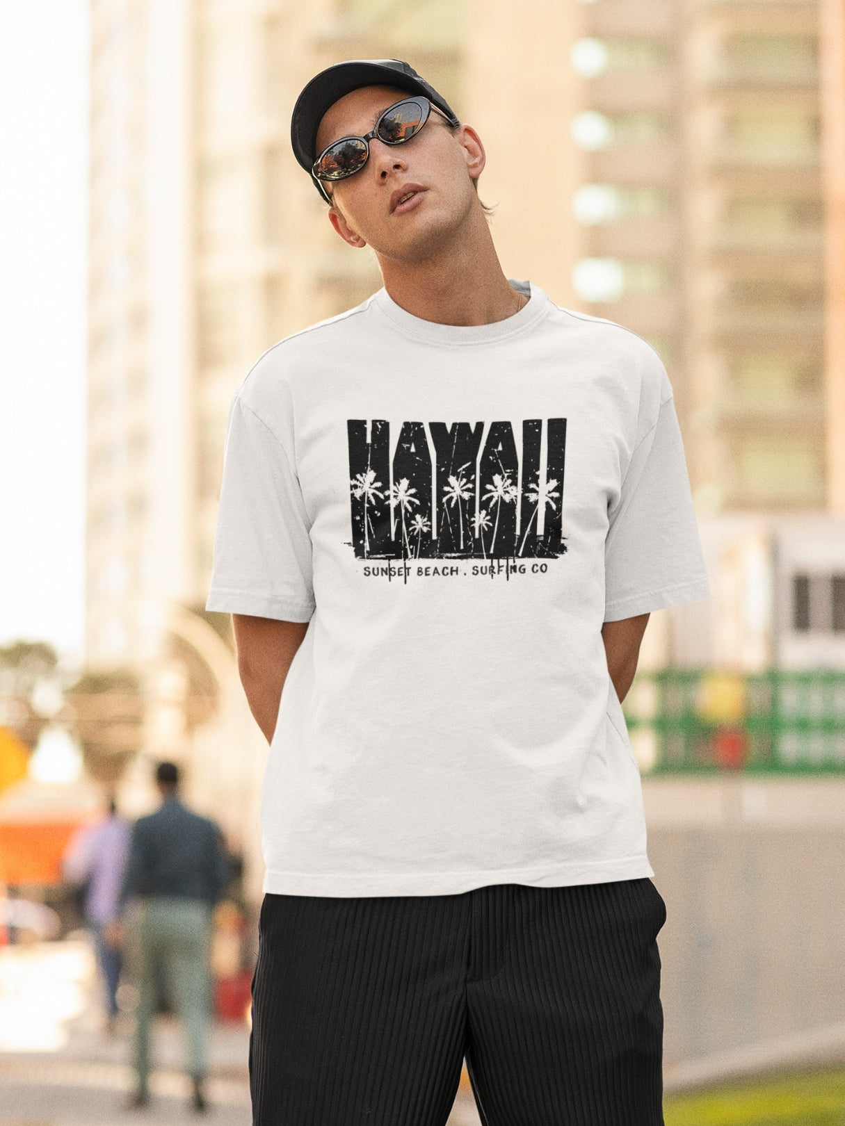 Hawaii Oversized Graphic T-Shirt – Streetwear Edition
