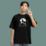 Stay Strong Wolf Oversized Graphic T-Shirt – Graphic Edition