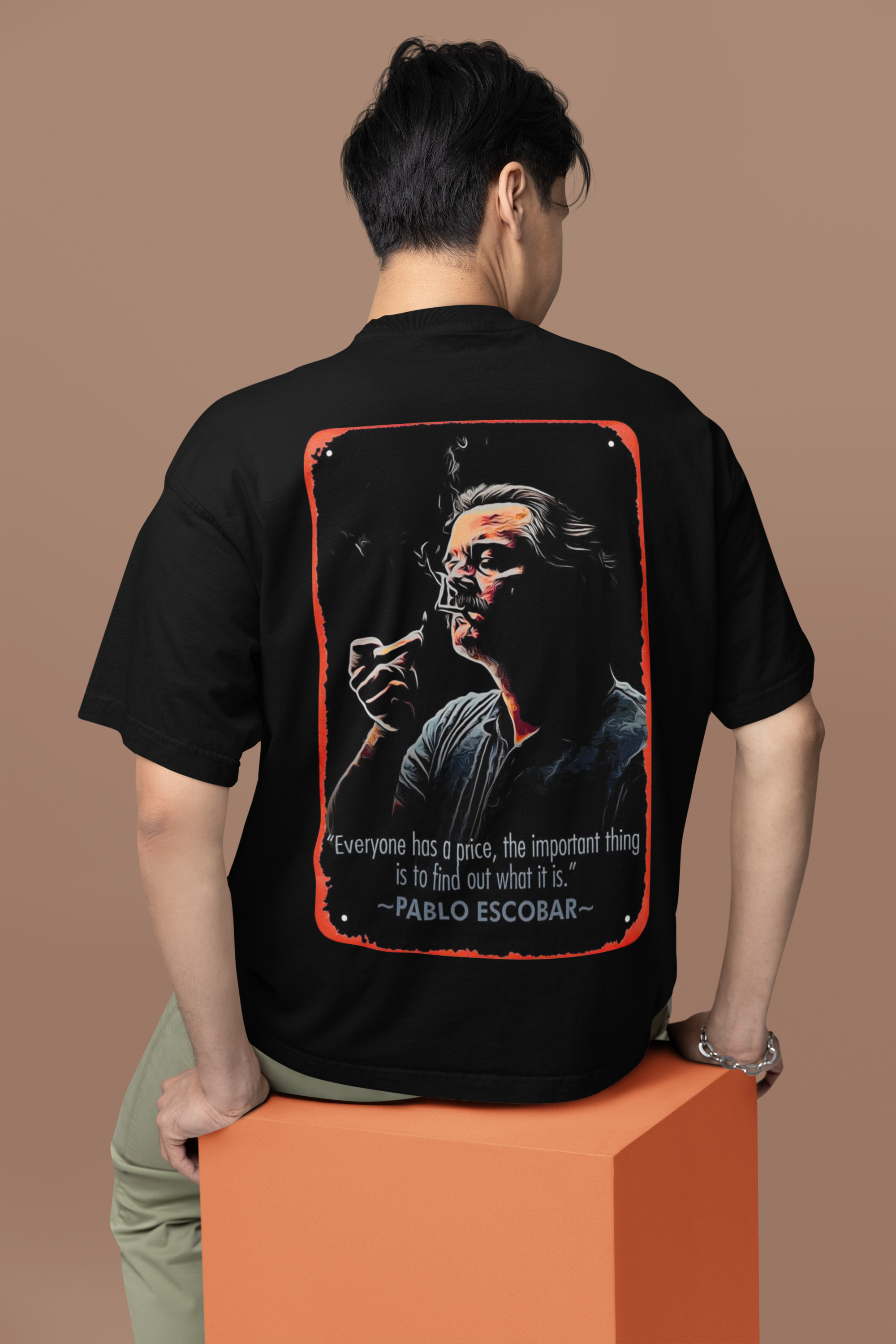 Narcos Pablo Escobar Oversized Graphic T-Shirt – Movie Edition