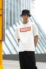 Homies Oversized Graphic T-Shirt – Typography Edition