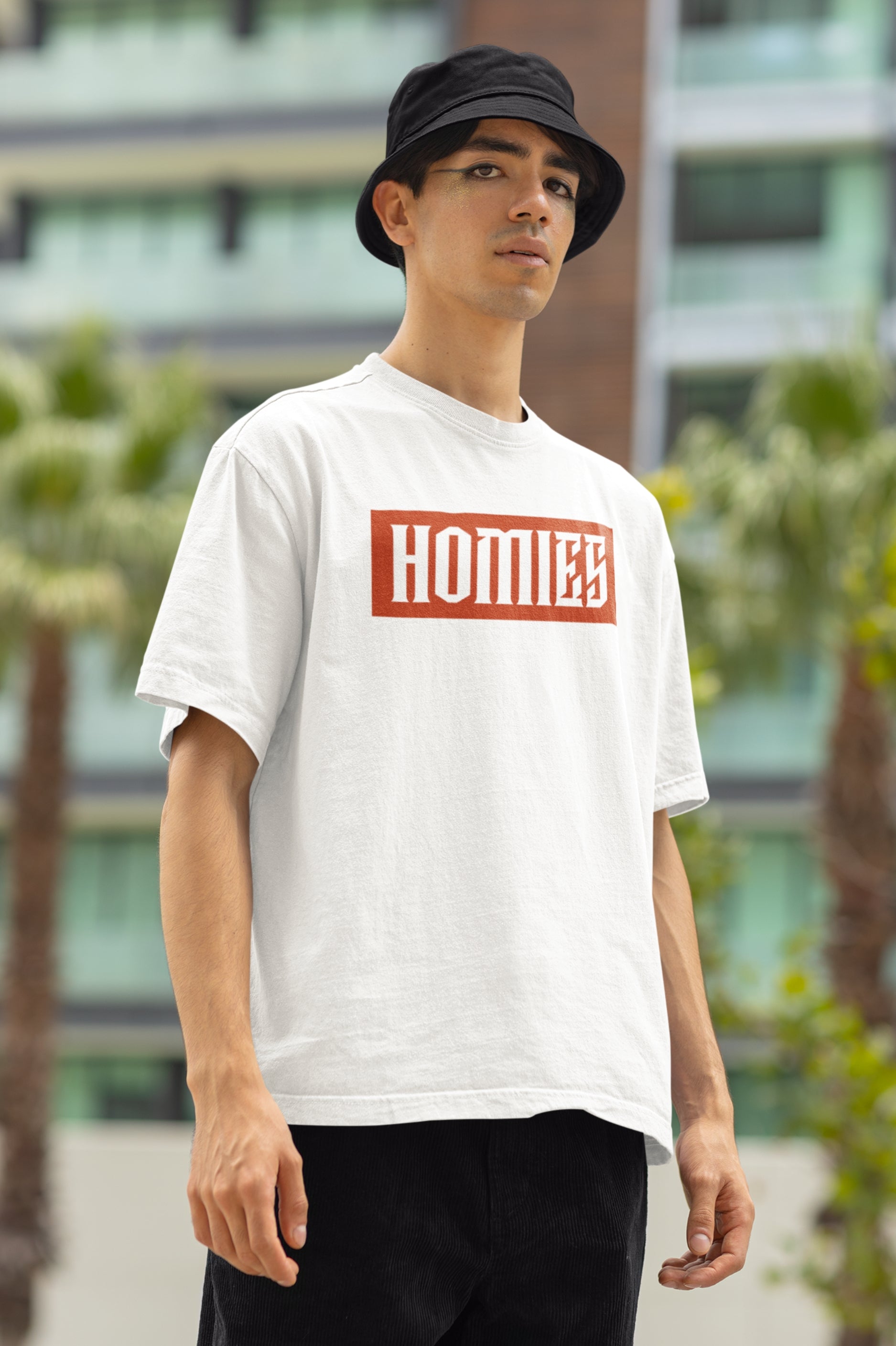 Homies Oversized Graphic T-Shirt – Typography Edition